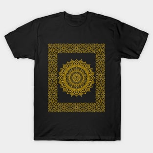 Golden pattern Moroccan T-Shirt